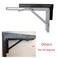 XZJYYF Folding Shelf Brackets 10 inchFolding Brackets Heavy Duty MaxLoad 410lbDIY Space Saving Wall Mounted Folding TablePack of 2