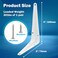 Suiwotin 12pcs 4 Inch Shelf Brackets Heavy Duty L Bracket Shelf Corner Brace Right Angle Bracket 3x4 Inch Floating Shelf Wall Mount Bracket White