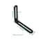 Ulifestar 4 PCS Adjustable LShape Corner Brace ULIFESTAR Heavy Duty Thicken Stainless Steel Joint Right Angle Brackets L Slotted Support Shelf Bracket for PC CaseFixing Furniture100x120x3mm394x472x012