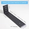 WEKIS 10 Inch Countertop Support Bracket 3 Pack Solid Iron Steel Heavy Duty Hidden Floating L Shelf Brackets 14 Inch Thick Shelving Support Metal Hardware for Mantel Granite Countertop