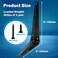 Suiwotin 12pcs 6 Inch Shelf Brackets Heavy Duty L Bracket Shelf Corner Brace Right Angle Bracket 5x6 Inch Floating Shelf Wall Mount Bracket Black