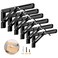 Yarssihha 8 Inch Folding Shelf Bracket 6 Pack Heavy Duty Wall Mounted Foldable Brackets SpaceSaving Metal Collapsible Shelf Brackets Max Load180lbs