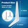 Suiwotin 12pcs 6 Inch Shelf Brackets Heavy Duty L Bracket Shelf Corner Brace Right Angle Bracket 5x6 Inch Floating Shelf Wall Mount Bracket White