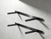 Picesa Hidden Shelf Brackets Floating Shelf Bracket Additional Brackets NO Kits 22 Inch 2 Pcs