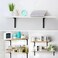 AISINYI 4 PCS Iron Wall Shelf Bracket 6 x 5 Inch Heavy Duty Shelf Support Bracket Decorative Joint Angle Bracket Matte Black
