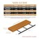 Craftersmark 2pcs Floating Shelf Bracket Heavy DutyDecorative Floating Shelf Hardware Hidden Black Metal Fireplace Mantel Brackets 34X6X10 with Tools