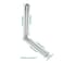 Ulifestar 4 PCS Adjustable LShape Corner Brace ULIFESTAR Heavy Duty Thicken Stainless Steel Joint Right Angle Brackets L Slotted Support Shelf Bracket for PC CaseFixing Furniture165x200x3mm65x787x012