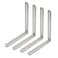Ulifestar 4 PCS Adjustable LShape Corner Brace ULIFESTAR Heavy Duty Thicken Stainless Steel Joint Right Angle Brackets L Slotted Support Shelf Bracket for PC CaseFixing Furniture165x200x3mm65x787x012