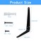 Zorfeter 10 Pcs Shelf Brackets 8 x 6 Inch Black Shelving Brackets Heavy Duty L Bracket Support Floating Shelf Bracket for Shelves Wall Mount Corner Brace for Wood Boards