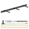 Craftersmark 1pc Floating Shelf Hardware Heavy Duty Hidden Shelf Brackets SupportWall Mounting Invisible Floating Shelves Bracket with Jig 34 x 8 x 15 with Tools