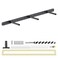 Craftersmark 1pc Floating Shelf Hardware Heavy Duty Hidden Shelf Brackets SupportWall Mounting Invisible Floating Shelves Bracket with Jig 34 x 8 x 15 with Tools