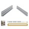 Crafterspirit 2pcs Floating Shelf Bracket for Live Edge Wood Hidden Heavy Duty Fireplace Mantel Bracket Invisible Floating Shelf Hardware Wall Mounted Shelf Support 150 lbs Load Capacity 18 inch2pcs