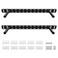 Craftersmark 2pcs Floating Shelf Hardware Heavy Duty Hidden Shelf Brackets SupportWall Mounting Invisible Floating Shelves Bracket Without Jig 18 x 4 x 15 Without Tools