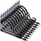 Tivcck 10 Pack Decorative Shelf Brackets54Inch Wall Mounted L Shape Shelf BracketHeavy Duty Shelf Brackets for ShelvesMetal Corner Brace Right Angle Bracket Shelf Support with ScrewsBlack