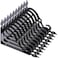 Tivcck 10 Pack Decorative Shelf Brackets54Inch Wall Mounted L Shape Shelf BracketHeavy Duty Shelf Brackets for ShelvesMetal Corner Brace Right Angle Bracket Shelf Support with ScrewsBlack