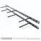 Craftersmark 2pcs Floating Shelf Bracket Heavy DutyDecorative Floating Shelf Hardware Hidden Black Metal Fireplace Mantel Brackets Without Jig 34X6X10 Without Tools