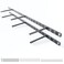 Craftersmark 2pcs Floating Shelf Bracket Heavy DutyDecorative Floating Shelf Hardware Hidden Black Metal Fireplace Mantel Brackets Without Jig 34X6X10 Without Tools