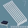 YOQVQOY 7 Pcs 12Inch Wire Shelving Support Bracket Set Complete Hardware Kit with Anchors and Pins Ideal Accessories and Parts for Installing Sturdy Closet Wire Shelves