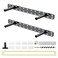 Craftersmark 2pcs Floating Shelf Hardware Heavy Duty Hidden Shelf Brackets SupportWall Mounting Invisible Floating Shelves Bracket with Jig 18 x 4 x 15 with Tools