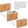 Firmetal Floating Shelf Brackets 22 inch Premium Kit Matte Black Alloy Steel Wall Mount