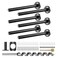 Crafterspirit 6pcs Wall Shelf Brackets Heavy Duty Floating Shelf Bracket HiddenInvisible Black Shelving Brackets Decorative Floating Shelf Hardware Heavy DutyMetal Shelf Support Bracket 8 inch6pcs