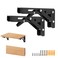 Home Expert 6 Inch Folding Shelf Brackets 2 Pack 1 Pairs Heavy Duty Metal Collapsible WallMounted Brackets SpaceSaving DIY Foldable Shelf for Benches and Tables Matte Black