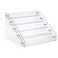 Kihor Tiered Spice Rack Acrylic Spice Rack Shelf Seasoning Organizer for Countertop Cabinet Pantry Kitchen Storage 5 Tier