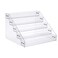 Kihor Tiered Spice Rack Acrylic Spice Rack Shelf Seasoning Organizer for Countertop Cabinet Pantry Kitchen Storage 5 Tier