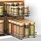 BOIVSHI Spice Rack Pull Out Spice Racks Organizer for Cabinet Height Adjustable Heavy Duty Metal Basket for Inside Cabinets Pantry Closet 2 Tier75Wx105Dx95H