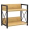 Giikin Countertop Shelf Organizer 2 Tier Kitchen Spice Rack Organizer for Countertop Wood Coffee Counter Shelf Organizer for Home Bamboo S