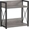 Giikin Coffee Bar Accessories 2 Tier Spice Rack for Counter Gray Kitchen Countertop Organizer Grey L