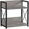 Giikin Countertop Shelf Organizer 2 Tier Coffee Organizer for Desktop Grey Counter Shelf Spice Rack for Kitchen Grey M
