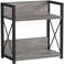 Giikin Countertop Shelf Organizer 2 Tier Coffee Organizer for Desktop Grey Counter Shelf Spice Rack for Kitchen Grey M