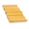 WodGod Bamboo Spice Rack For Drawer4Pcs Tier Stackable Seasoning Storage Organizer Insertfor Kitchen Condiments Storage InsertJars Not IncludedCombined Size189 D x 95 W x 18 H