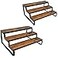 VOKEEH 2 Pack 3 Tier Expandable Spice Rack Organizer 138 to 26Display Riser Stand Kitchen Cabinet Countertop Pantry Coffee Bar Display Shelf for Spice Liquor Perfume Makeup Figure Dolls Collection