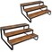 VOKEEH 2 Pack 3 Tier Expandable Spice Rack Organizer 138 to 26Display Riser Stand Kitchen Cabinet Countertop Pantry Coffee Bar Display Shelf for Spice Liquor Perfume Makeup Figure Dolls Collection