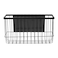 HKZTUY Magnetic Fridge Organizer Basket Deep Wire Storage Bin with FullBack Magnet ToolFree Removable Shelf for Spices Foil Wrap Laundry Room and Locker Storage 11 lb Capacity