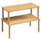 VERTORGAN Cabinet Organizer ShelfSet of 2Kitchen Counter ShelvesBamboo Stackable Expandable Spice Rack CountertopLarge