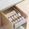 PanPanPal Spice Drawer Organizer 4 Pack Clear Seasoning Organizer Rack Expandable From 11 to 22 Wide Kitchen Spice Rack Organizers for Drawer Countertop Jars Not Included