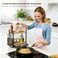 Harnidipa 2 Tier Spice Rack Organizer for Countertop with Drawer and Basket Suitable for Coffee Organizer Kitchen Counter Storage Bathroom Storage