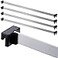 Epakh 12 Pcs Metal Adjustable File Cabinet Rails Set Include 8 Hanging Divider Rail Clip File 4 Cabinet Rails for Hanging Folder Frame for Storage