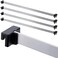 Epakh 12 Pcs Metal Adjustable File Cabinet Rails Set Include 8 Hanging Divider Rail Clip File 4 Cabinet Rails for Hanging Folder Frame for Storage