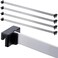 Epakh 12 Pcs Metal Adjustable File Cabinet Rails Set Include 8 Hanging Divider Rail Clip File 4 Cabinet Rails for Hanging Folder Frame for Storage