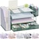 gianotter 4Tier Desk Organizer with Drawers File Holders Letter Trays and Pen Holders Workspace Accessories for Office Supplies Green