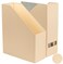 LifeSto Magazine Holder File Holder and Desk Organizer Paperboard Book Organizer and Storage Box for Documents Magazine Holder Rack for Classroom Home and Office Latte Brown 2Pack