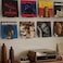 BLOLYO Black Vinyl Record Shelf Wall Mount 8 PackAcrylic Album Record Holder DisplayVinyl Record Shelf Stand and Wall Mount DisplayAcrylic Record Frame Show Your Favorite LP Black