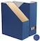 LifeSto Magazine Holder File Holder and Desk Organizer Paperboard Book Organizer and Storage Box for Documents Magazine Holder Rack for Classroom Home and Office Classic Blue 2Pack