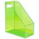 Mutellstory Acrylic Magazine Rack Desk File Holder Organizer for Office Desktop Vertical Magazine Storage Box 12 x 10 x 5 Neon Gren