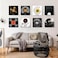Kalami 6 Pack Vinyl Record Holder Wall Mount No Drill Self Adhesive Acrylic Record Shelf Display Racks for LP Album Covers CD Book Pictures