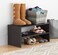 Whitmor Wood Stackable 2Shelf Shoe Rack 24 INCH Espresso